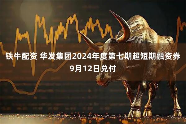 铁牛配资 华发集团2024年度第七期超短期融资券9月12日兑付