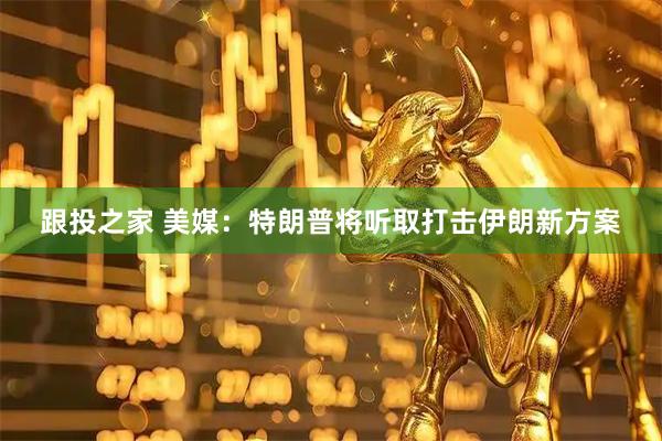 跟投之家 美媒：特朗普将听取打击伊朗新方案